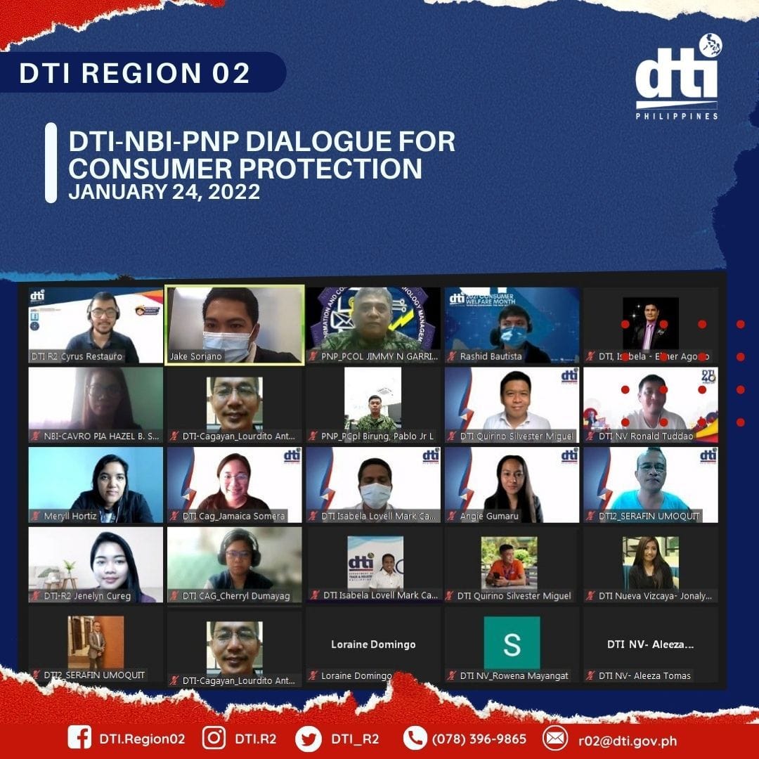 Screenshot of participants of the dialogue