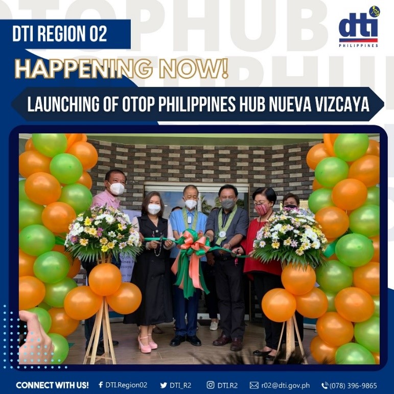 Ribbon cutting of the newest OTOP Hub in Region 2